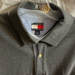 Tommy Hilfiger Charcoal Polo Shirt for Men